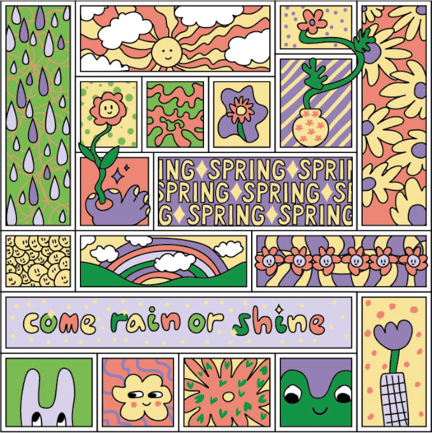 Cheerful Spring Gift Box & Wrapping