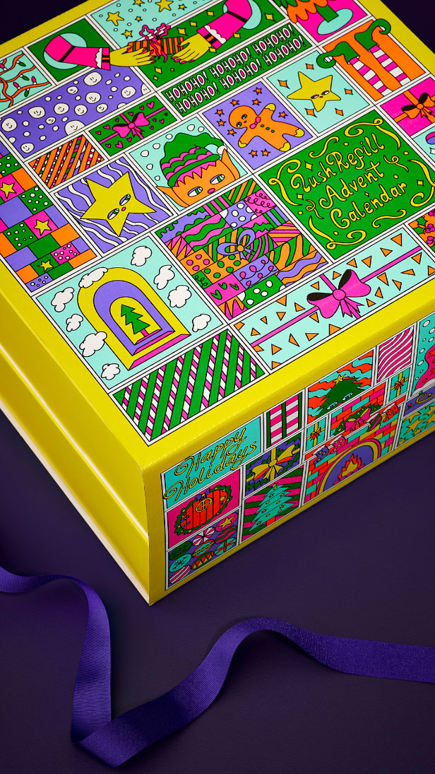 Lush Advent Calendar Refill Packaging